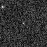 F200W image, 3.2 arcsec across, north up