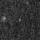 F150W image, 3.2 arcsec across, north up