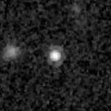 F444W image, 3.2 arcsec across, north up
