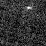 F090W image, 3.2 arcsec across, north up