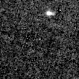 F115W image, 3.2 arcsec across, north up