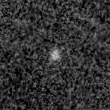 F200W image, 3.2 arcsec across, north up