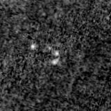 F115W image, 3.2 arcsec across, north up