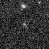 F115W image, 3.2 arcsec across, north up