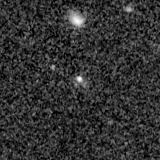 F200W image, 3.2 arcsec across, north up