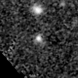 F356W image, 3.2 arcsec across, north up