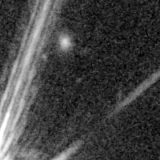 F200W image, 3.2 arcsec across, north up