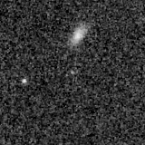 F150W image, 3.2 arcsec across, north up