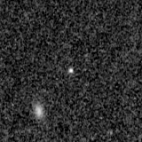 F150W image, 3.2 arcsec across, north up