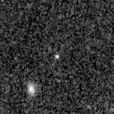 F200W image, 3.2 arcsec across, north up