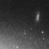 F150W image, 3.2 arcsec across, north up