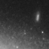 F200W image, 3.2 arcsec across, north up