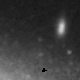F356W image, 3.2 arcsec across, north up