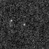 F150W image, 3.2 arcsec across, north up