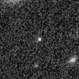 F200W image, 3.2 arcsec across, north up