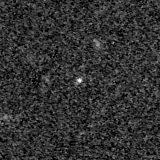 F150W image, 3.2 arcsec across, north up