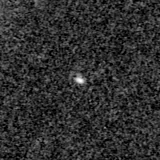 F150W image, 3.2 arcsec across, north up
