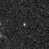 F200W image, 3.2 arcsec across, north up