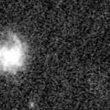 F115W image, 3.2 arcsec across, north up