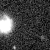 F200W image, 3.2 arcsec across, north up