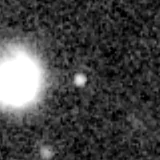 F444W image, 3.2 arcsec across, north up