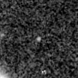 F277W image, 3.2 arcsec across, north up