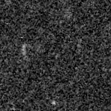 F115W image, 3.2 arcsec across, north up