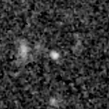 F444W image, 3.2 arcsec across, north up