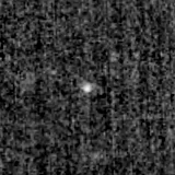 F200W image, 3.2 arcsec across, north up