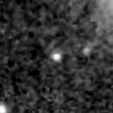F277W image, 3.2 arcsec across, north up