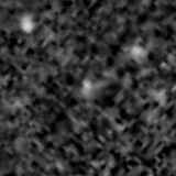 F277W image, 3.2 arcsec across, north up