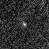 F150W image, 3.2 arcsec across, north up