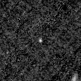 F115W image, 3.2 arcsec across, north up