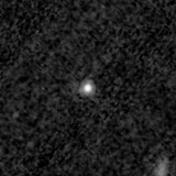 F200W image, 3.2 arcsec across, north up