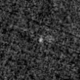 F115W image, 3.2 arcsec across, north up