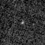 F150W image, 3.2 arcsec across, north up