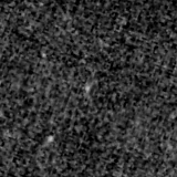 F090W image, 3.2 arcsec across, north up