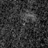 F115W image, 3.2 arcsec across, north up