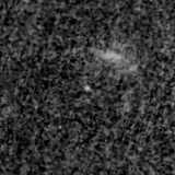 F150W image, 3.2 arcsec across, north up