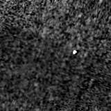 F090W image, 3.2 arcsec across, north up