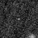 F150W image, 3.2 arcsec across, north up