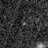 F200W image, 3.2 arcsec across, north up