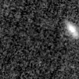 F090W image, 3.2 arcsec across, north up