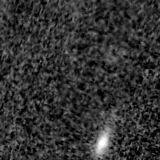 F090W image, 3.2 arcsec across, north up