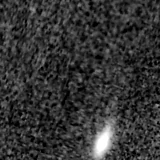 F200W image, 3.2 arcsec across, north up