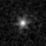 F277W image, 3.2 arcsec across, north up