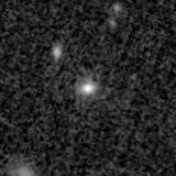 F150W image, 3.2 arcsec across, north up