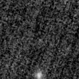 F115W image, 3.2 arcsec across, north up