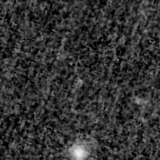 F150W image, 3.2 arcsec across, north up