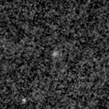 F150W image, 3.2 arcsec across, north up